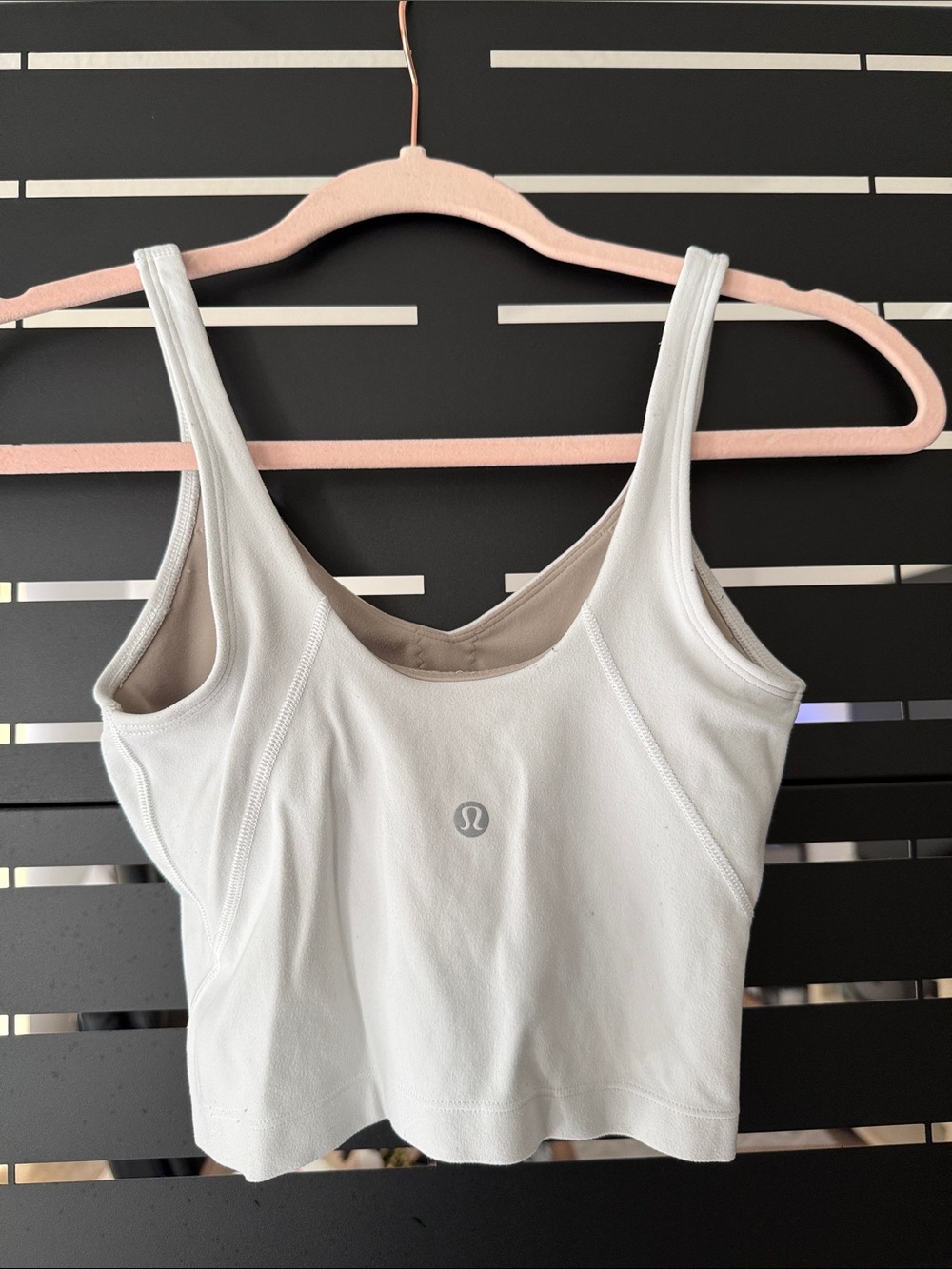 lululemon athletica White Align tank Cropped size 2